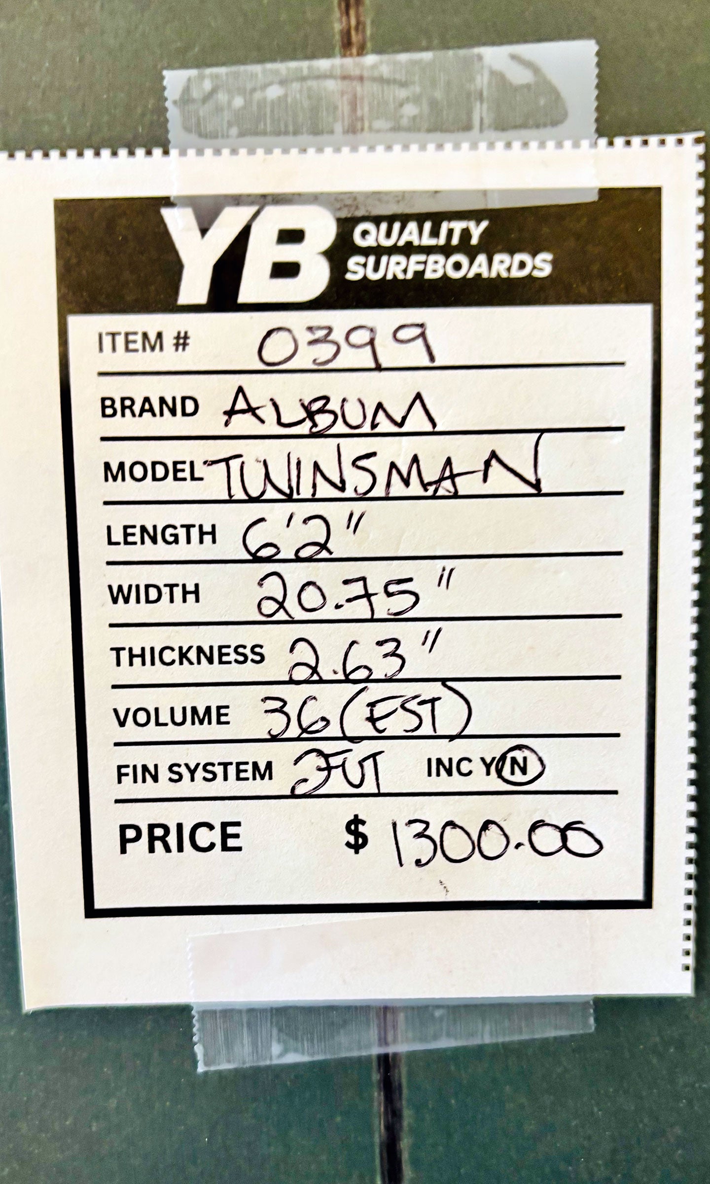 Album 6'2" 36L Twinsman