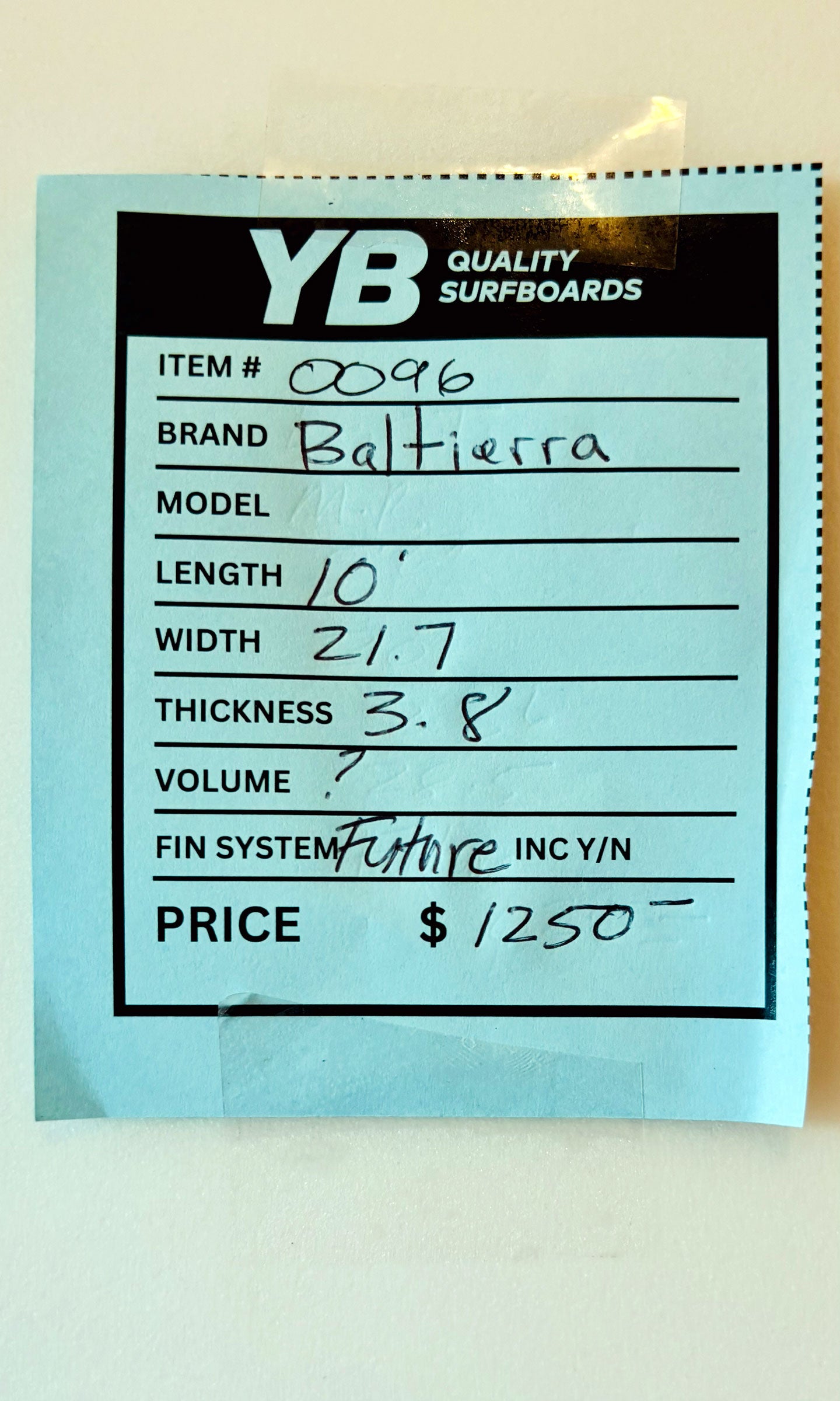 Baltierra 10'0' Mavericks Gun