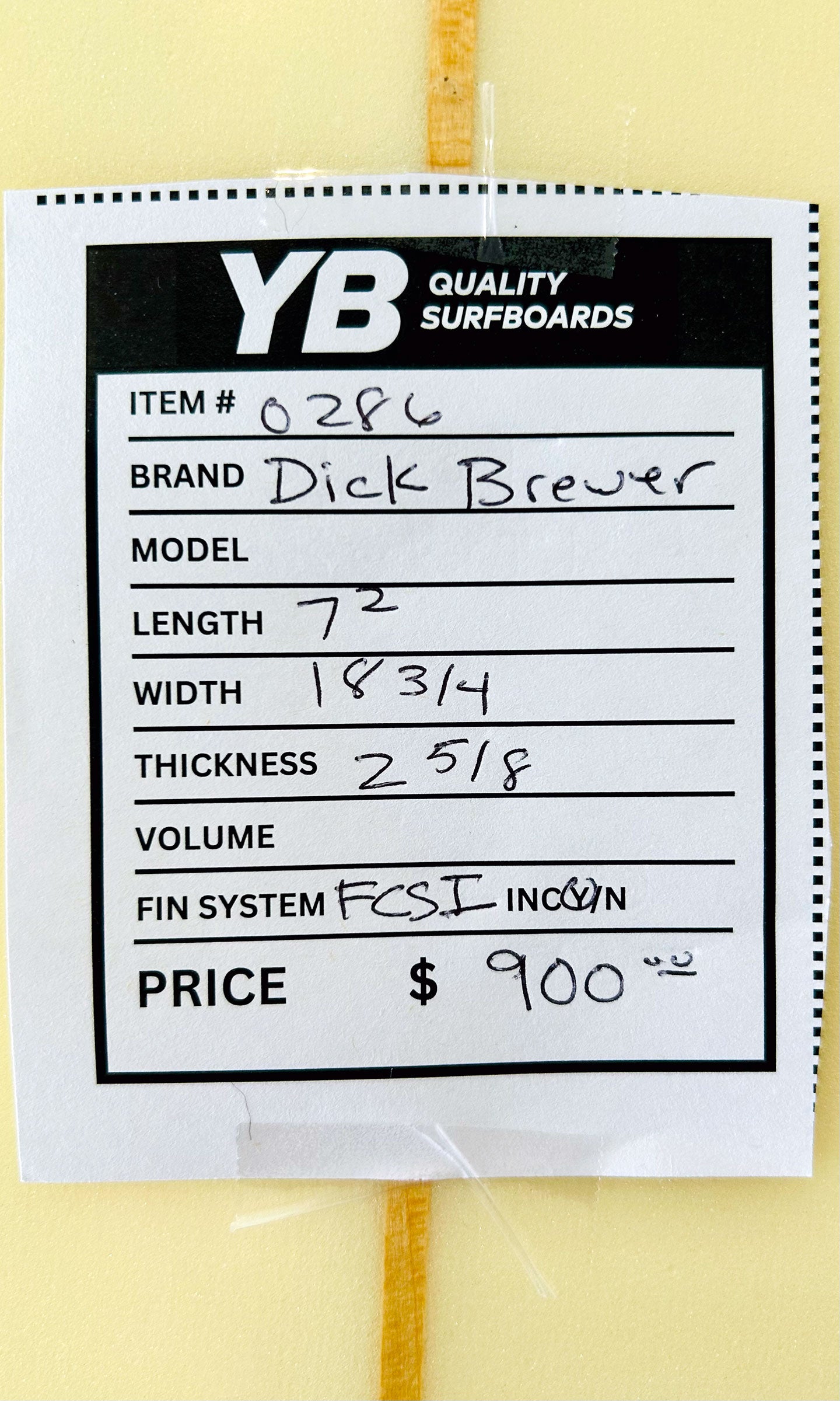 Dick Brewer 7'2" Step Up