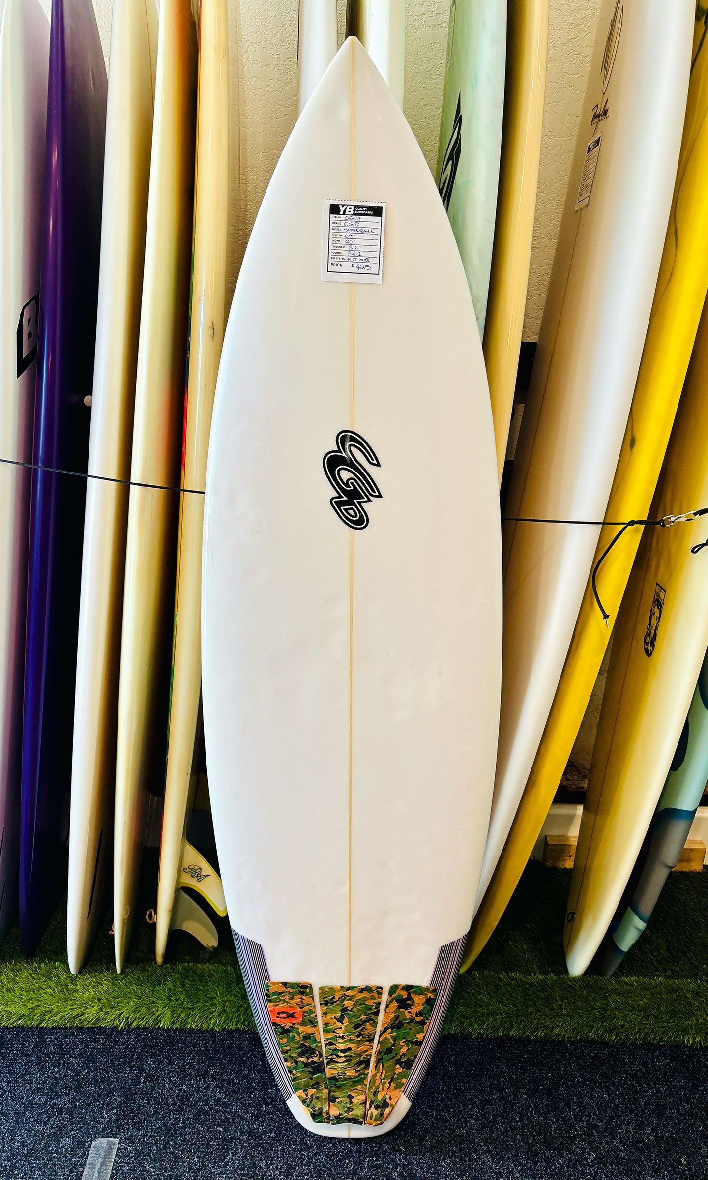 Chris Gallagher Designs 6'0" 34L Speedball Surfboard