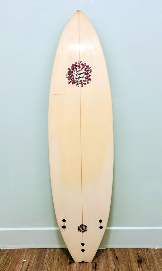 Brewer Chapman 6'2" Hand shape Classic Surfboard
