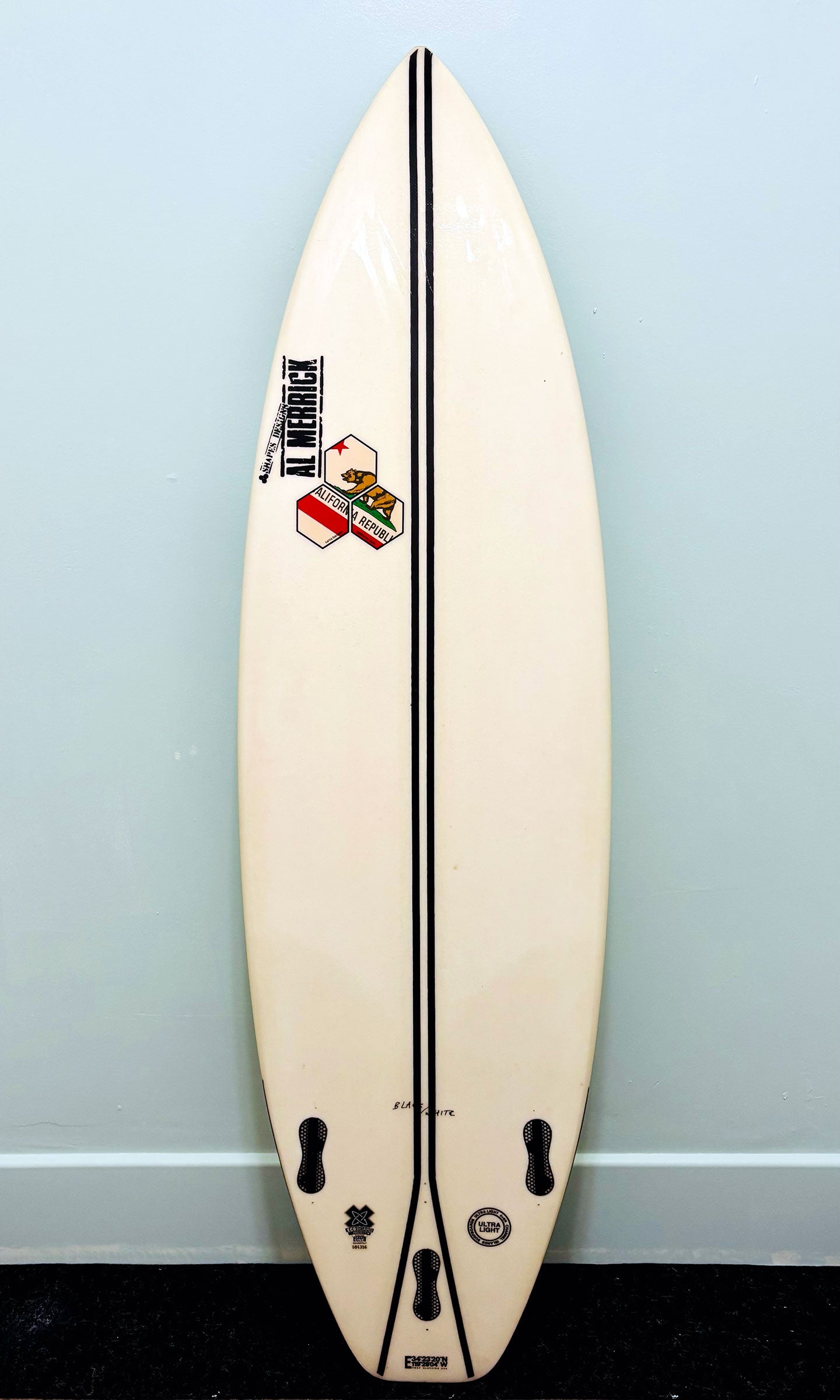Channel Islands 5'11" 28.5L Black and White