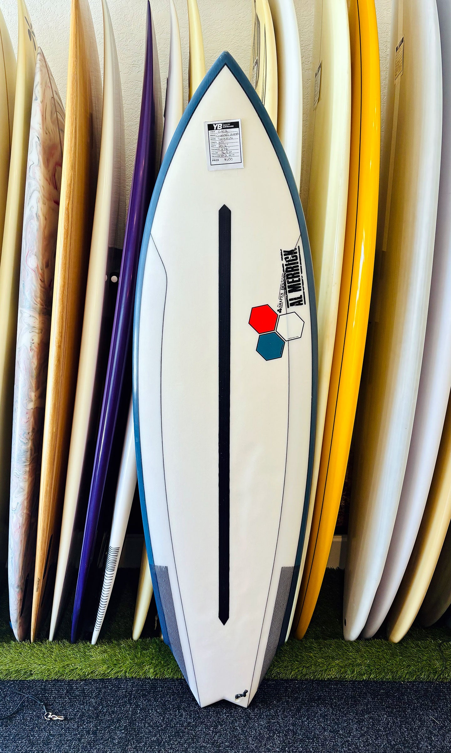 Channel Islands 6'0" 36.5L Spine Tech Twin Fin