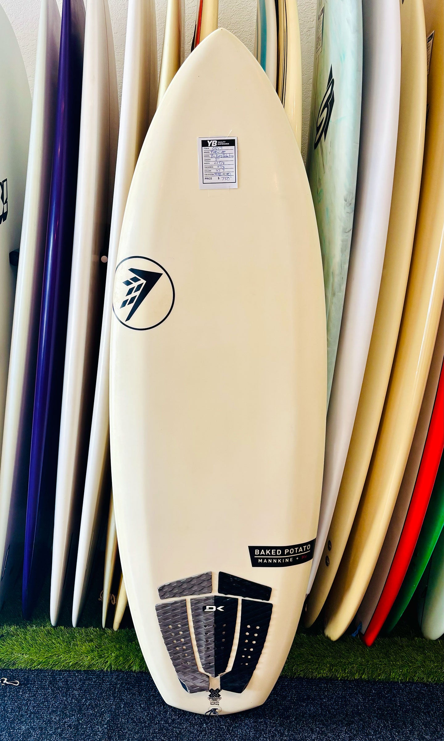 Firewire 5'11" 47.3L Baked Potato Surfboard