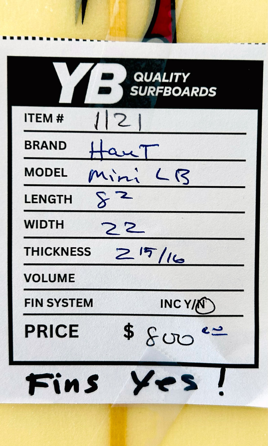 Haut 8'2" Mini Longboard