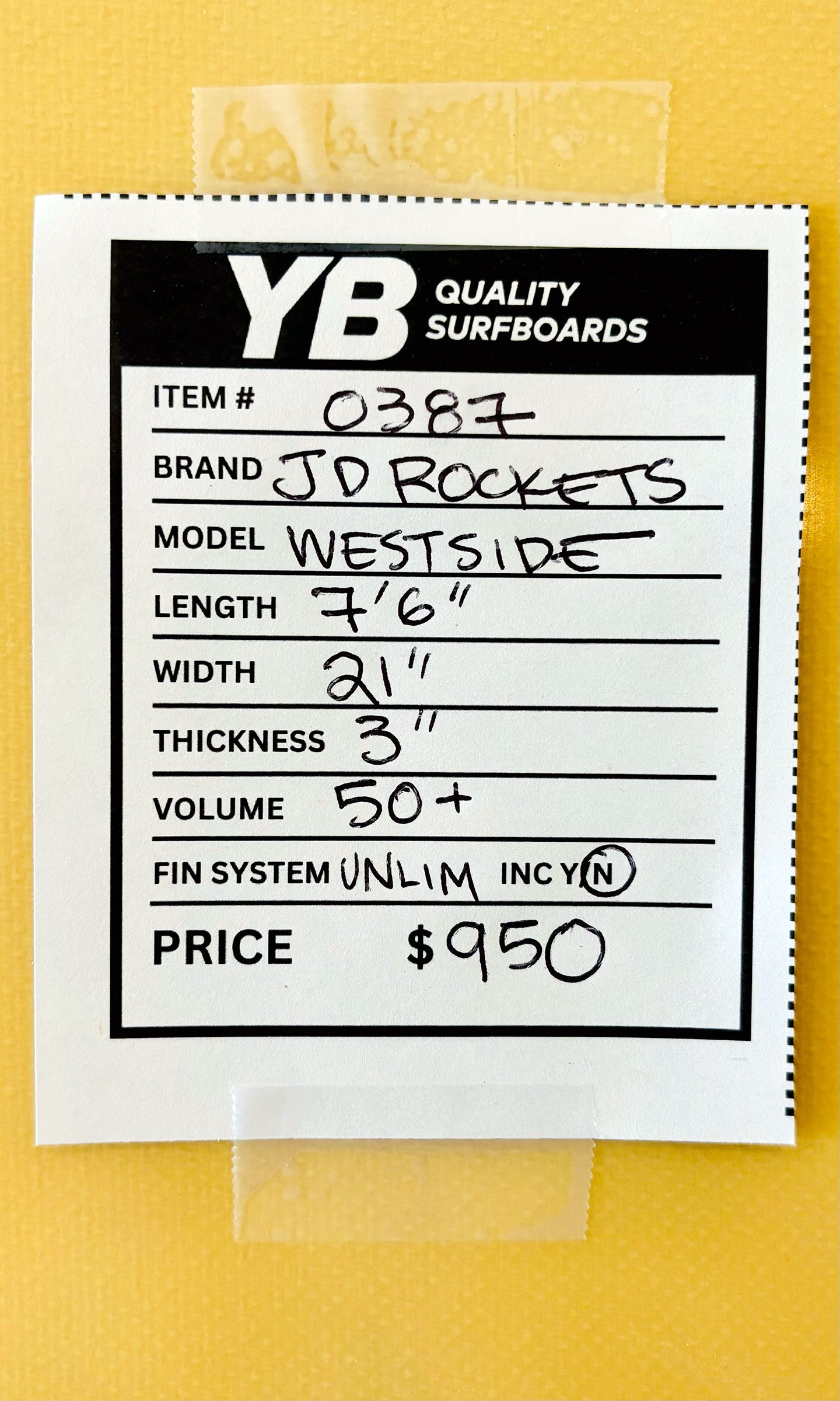 JD Rockets 7'6" Mid Length