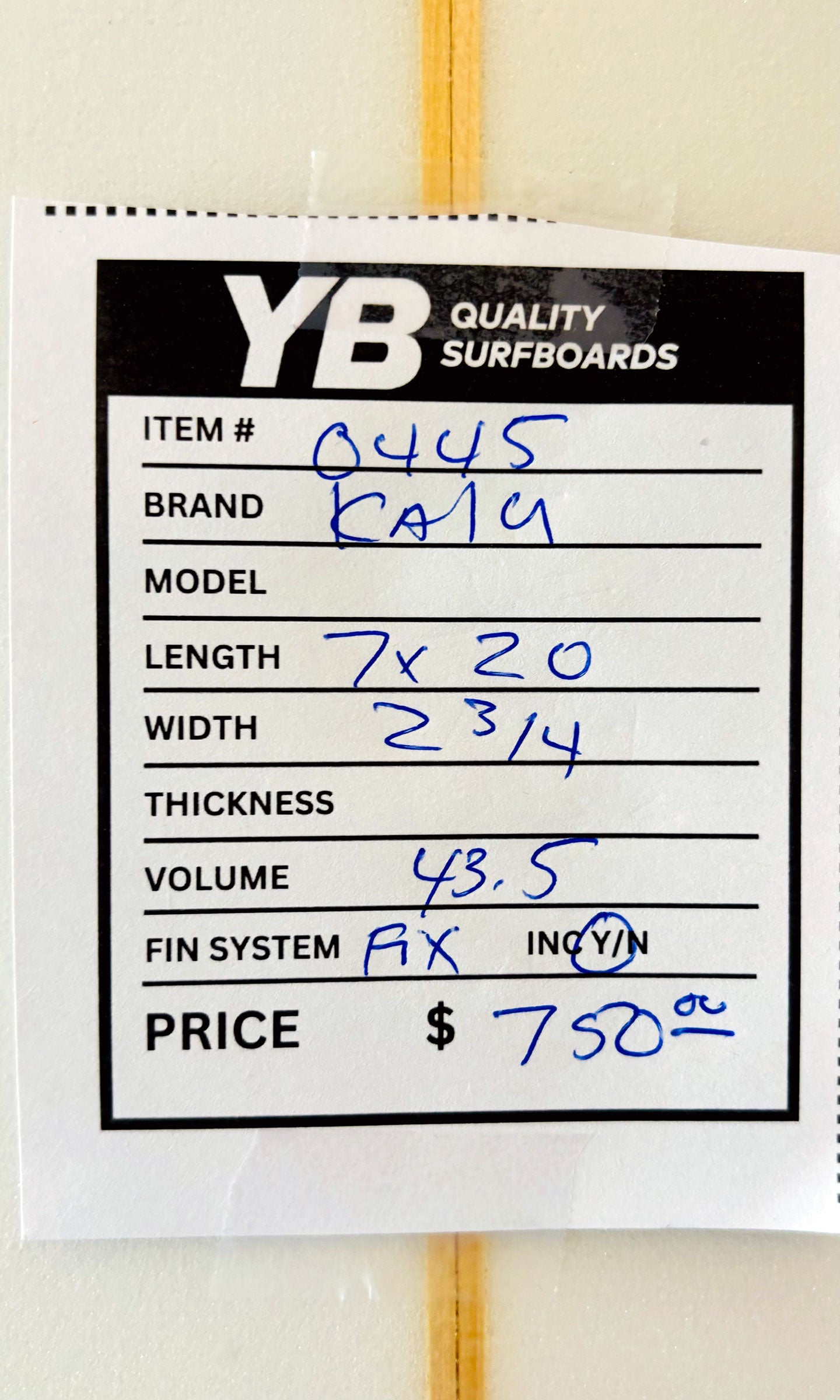 Kalu Coletta 7'0" 43.5L Step Up Surfboard