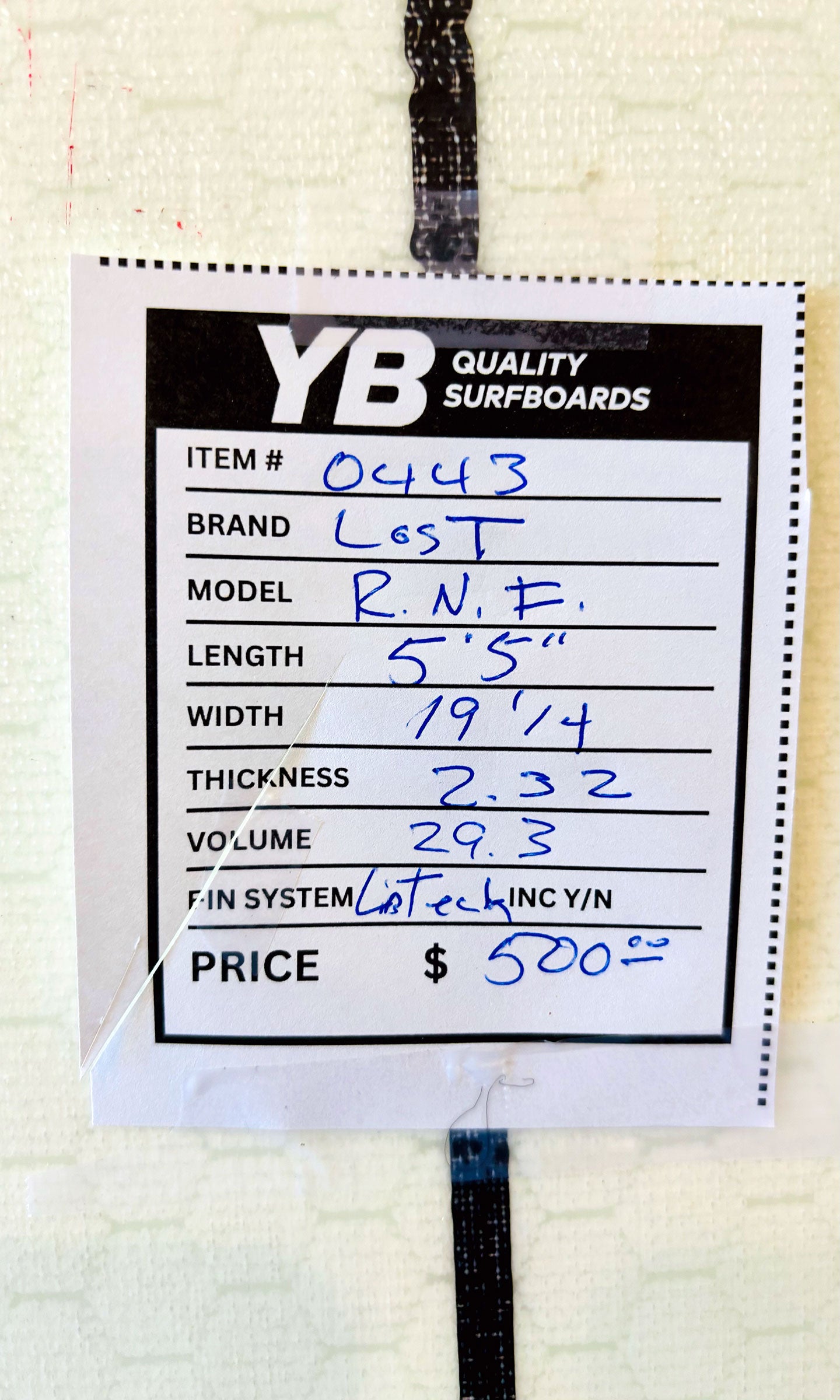Libtech Lost 5'5" 29.3L RNF Surfboard