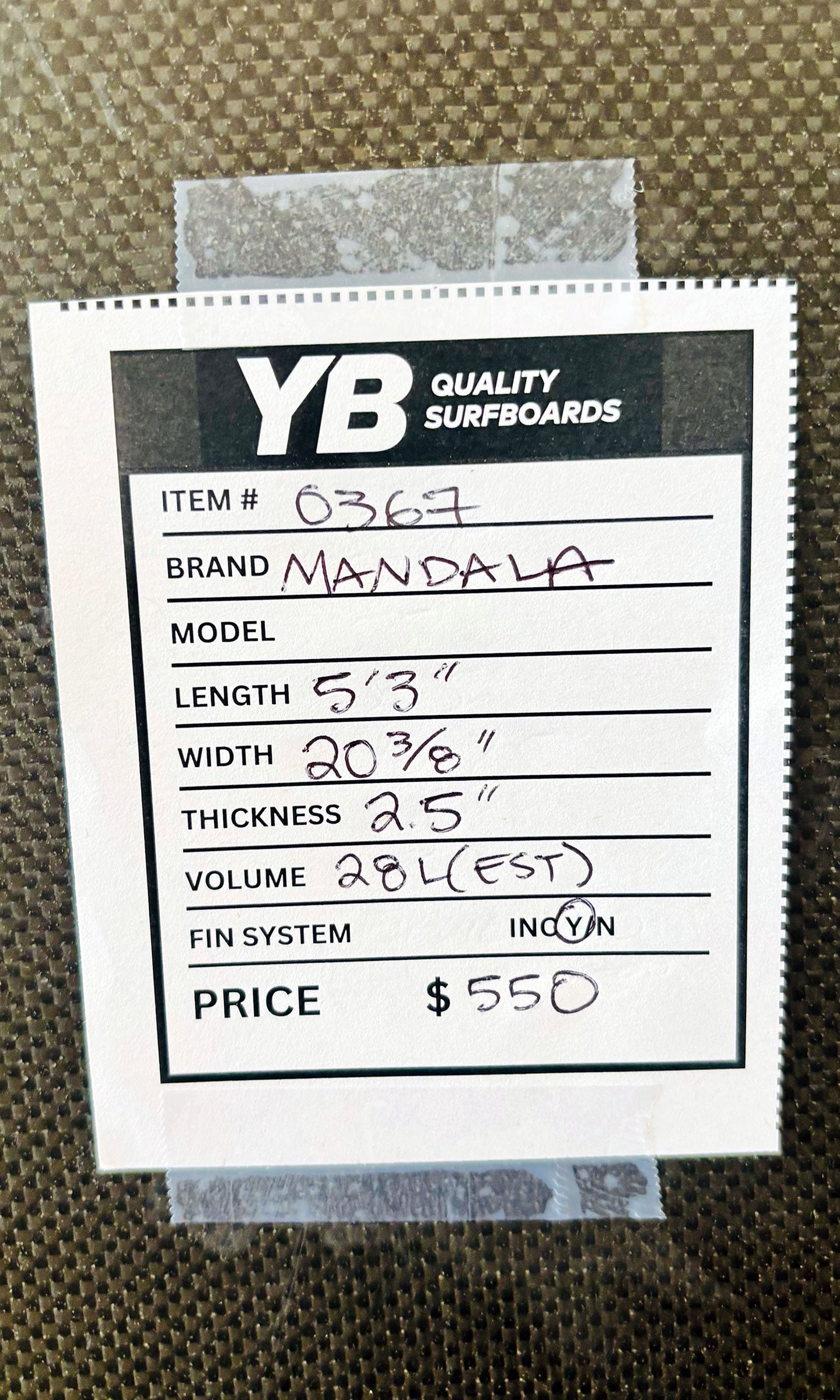 Mandala 5'3" 28L Fish