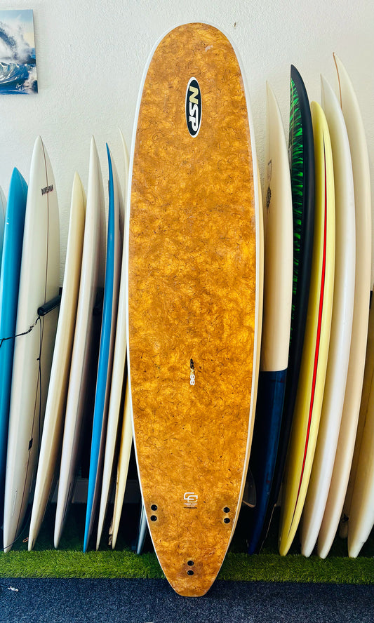 NSP 8'6" Coco Mat Used Longboard