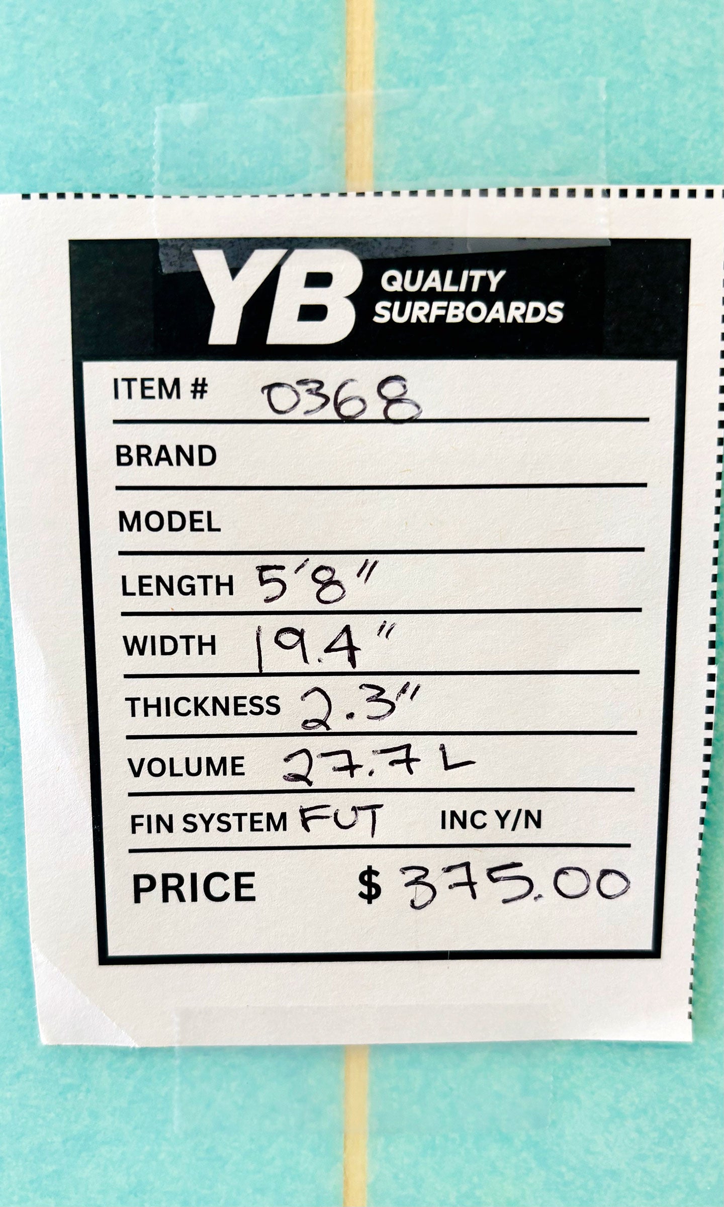 Progression 5'8" 27.7L