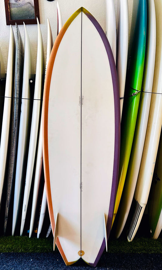 Travis Reynolds 6'1" Twin Fin Used Surfboard