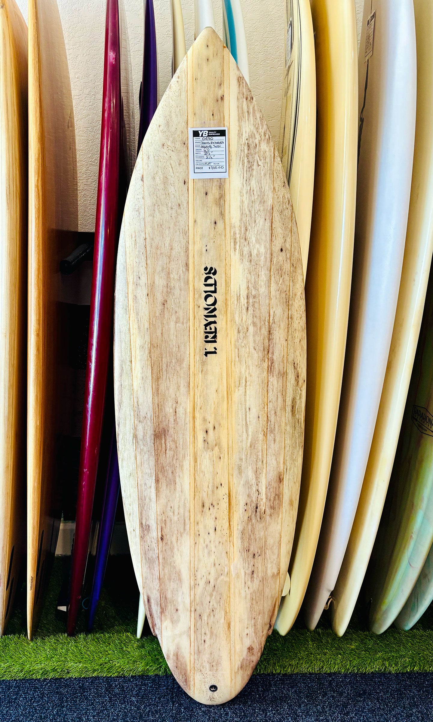 Travis Reynolds 6'0" Agave Twin Surfboard