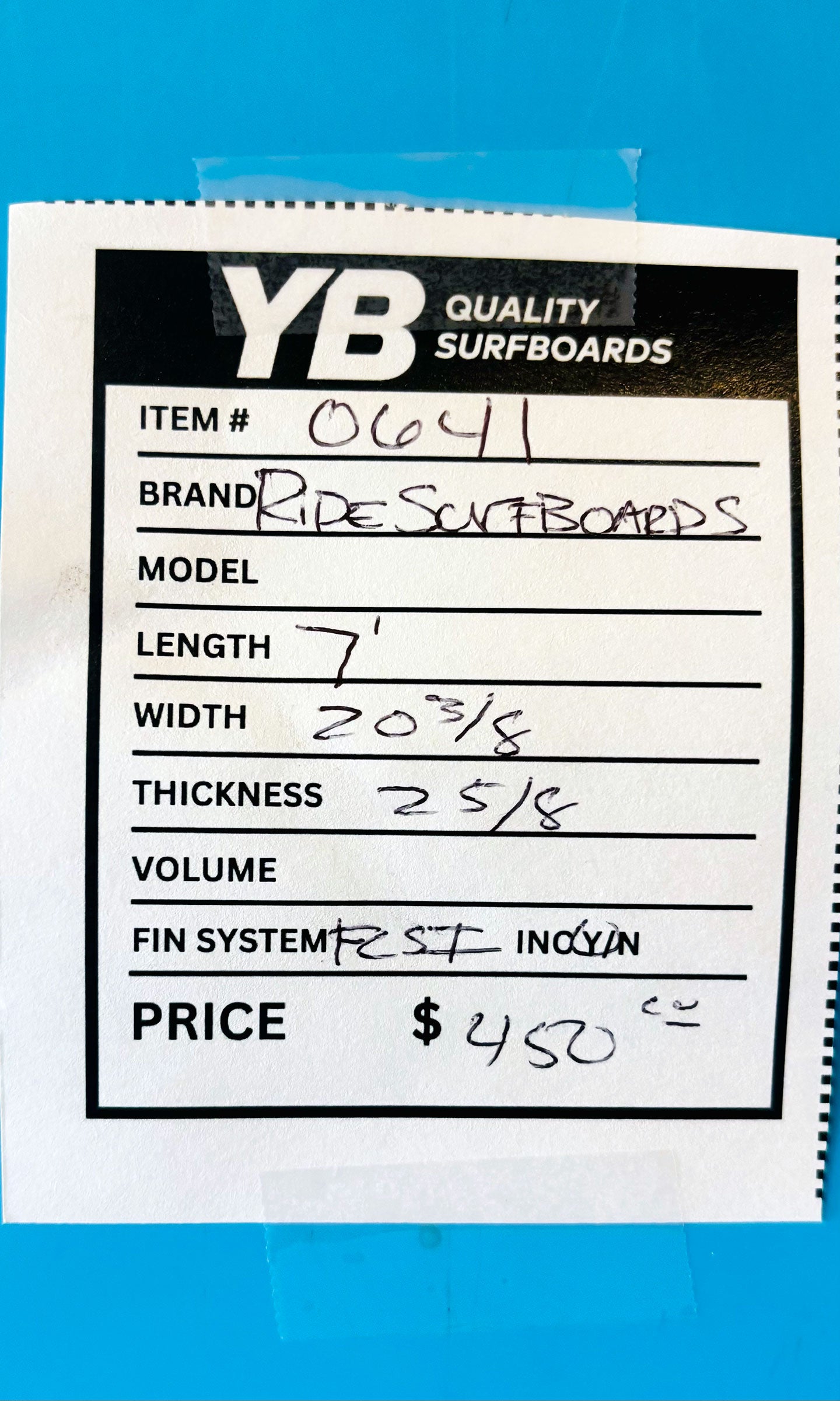 Ride Surfboards 7'0" 30.1L Mid Length Surfboard