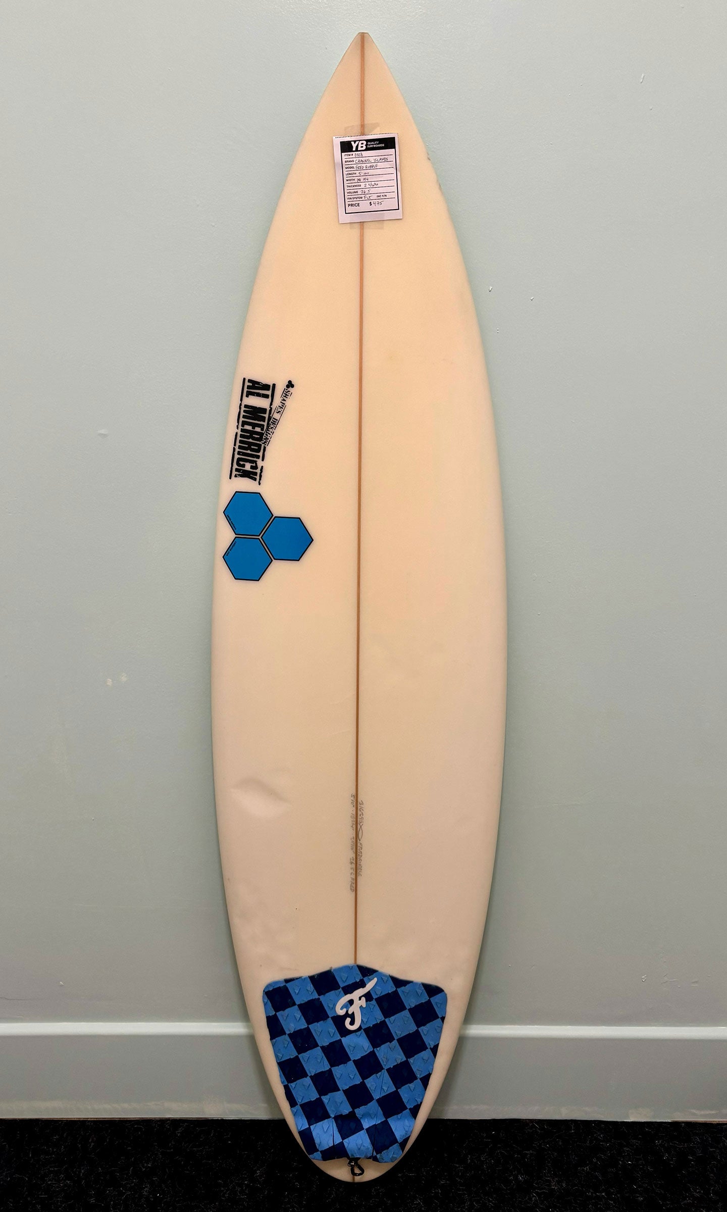 Channel Islands 5'10" 26.5L Fred Rubble
