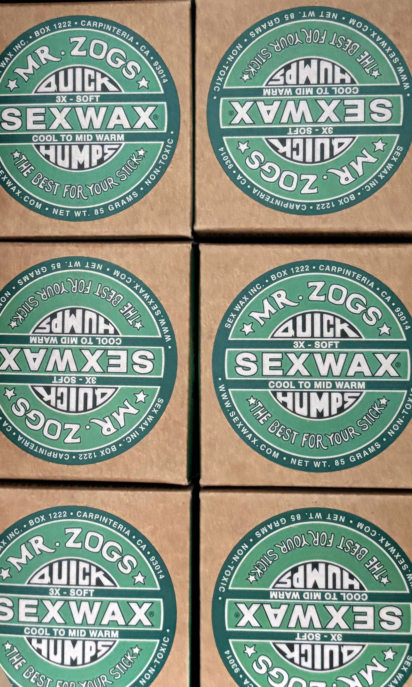 Mr Zogs Sex Wax Green Quick Humps