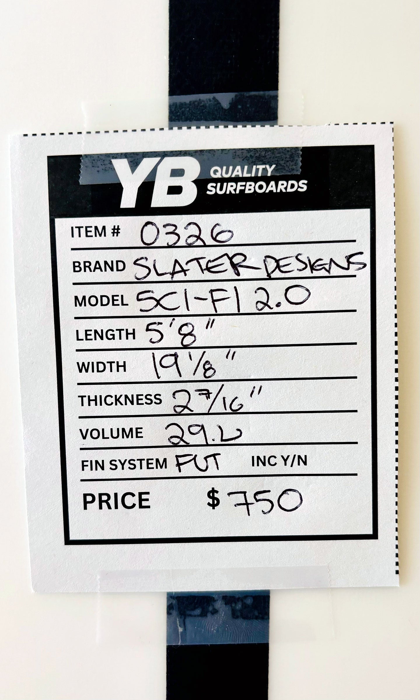 Slater Designs 5'8" 29.2L Sci-Fi 2.0