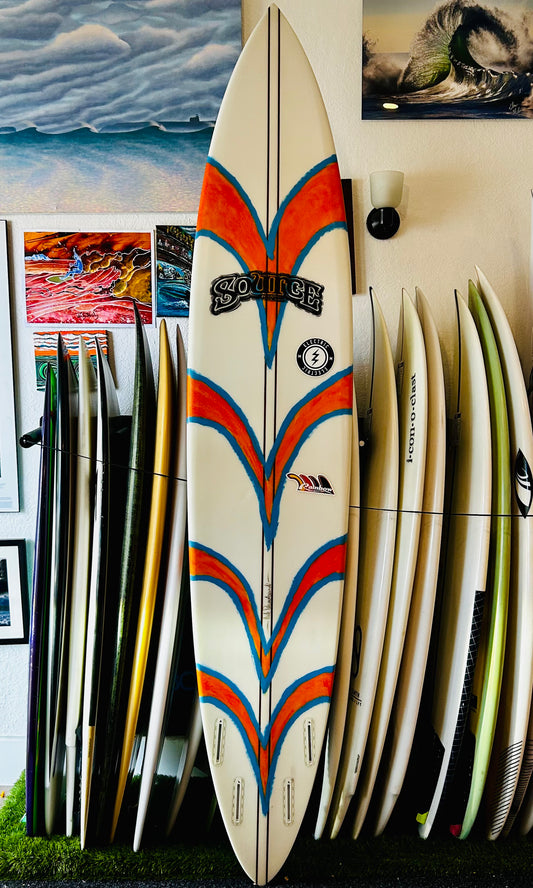 Source 8'8" Mini Gun Used Surfboard