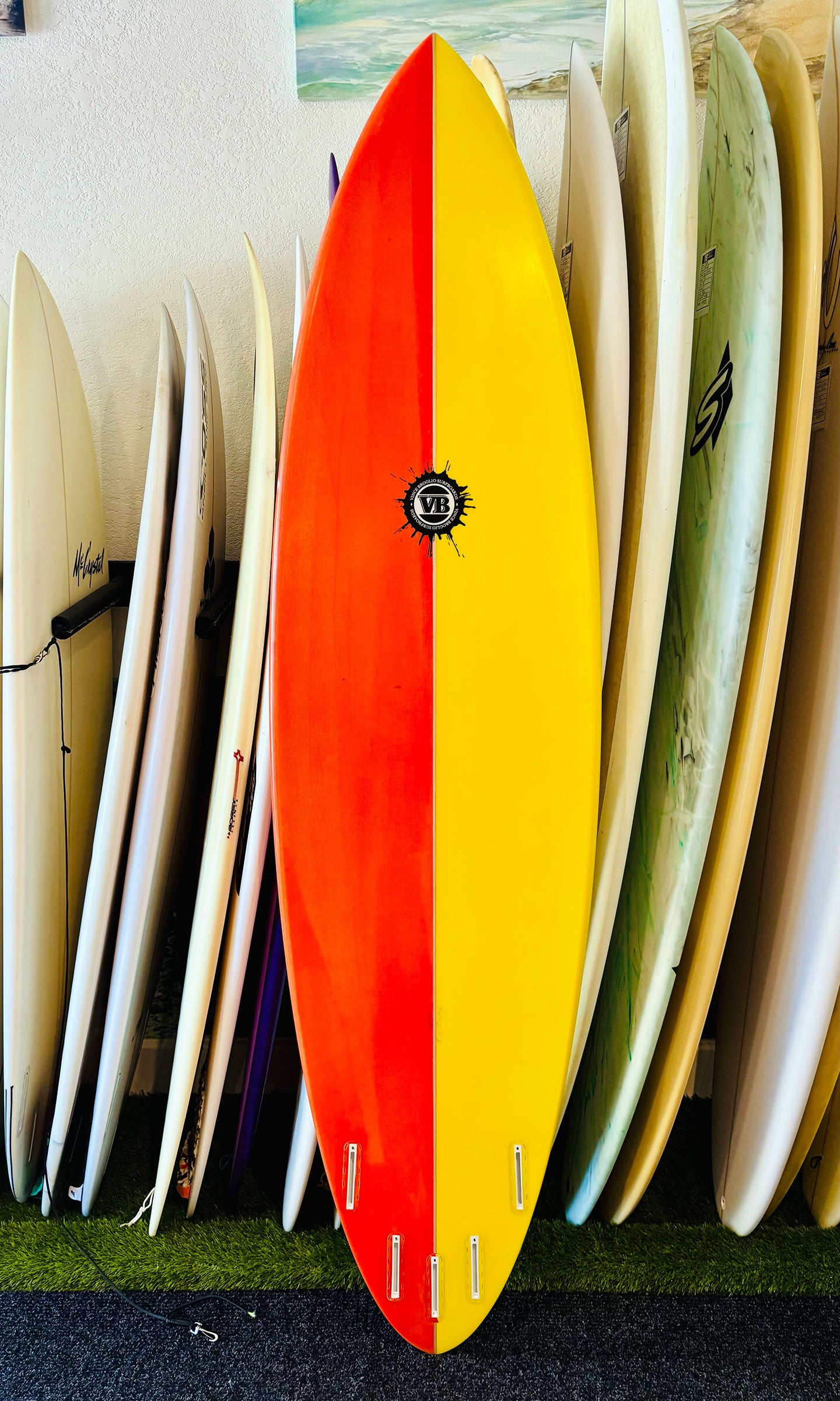 Vince Broglio 7'4" 54L Old Man Step-Up Surfboard