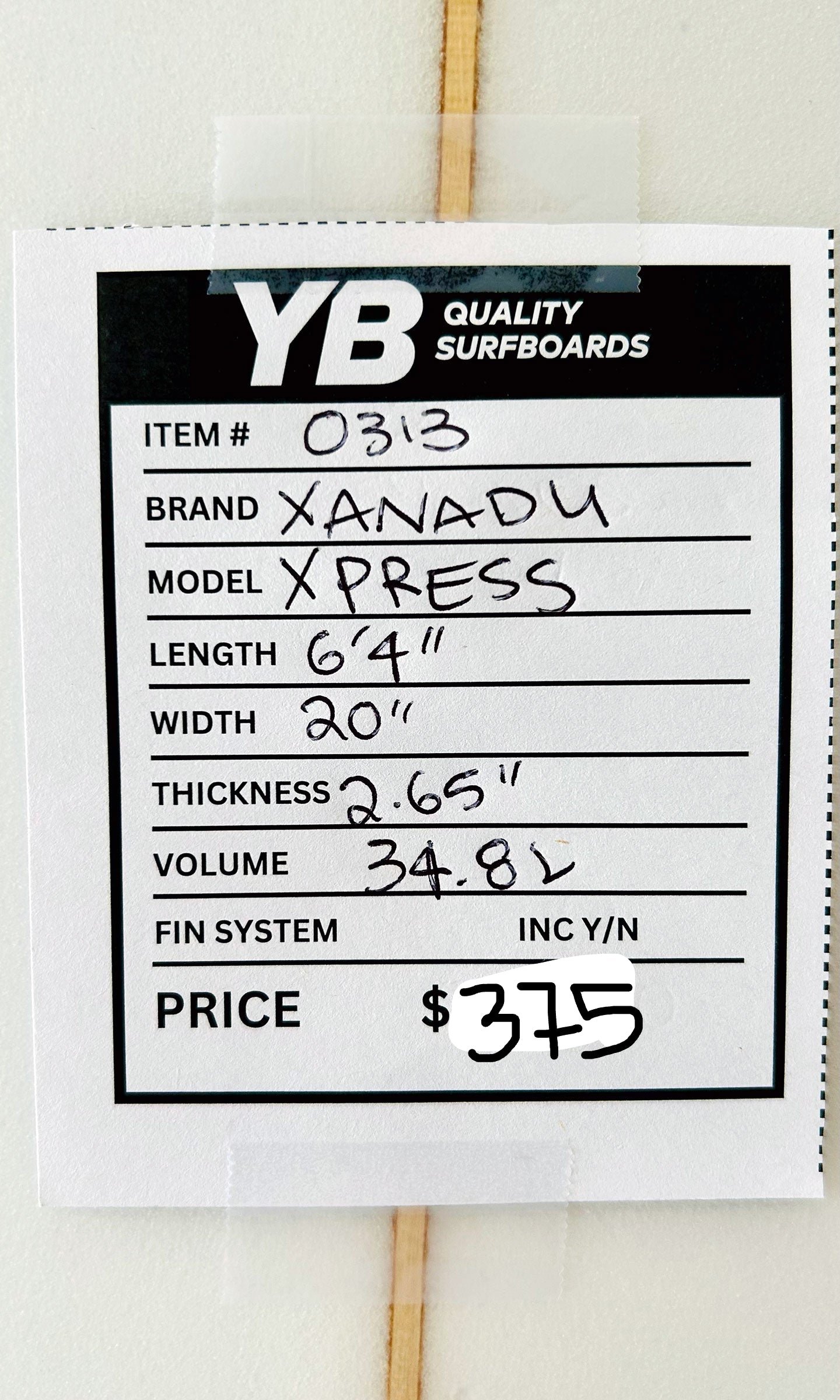 Xanadu 6'4" 34.8L Xpress