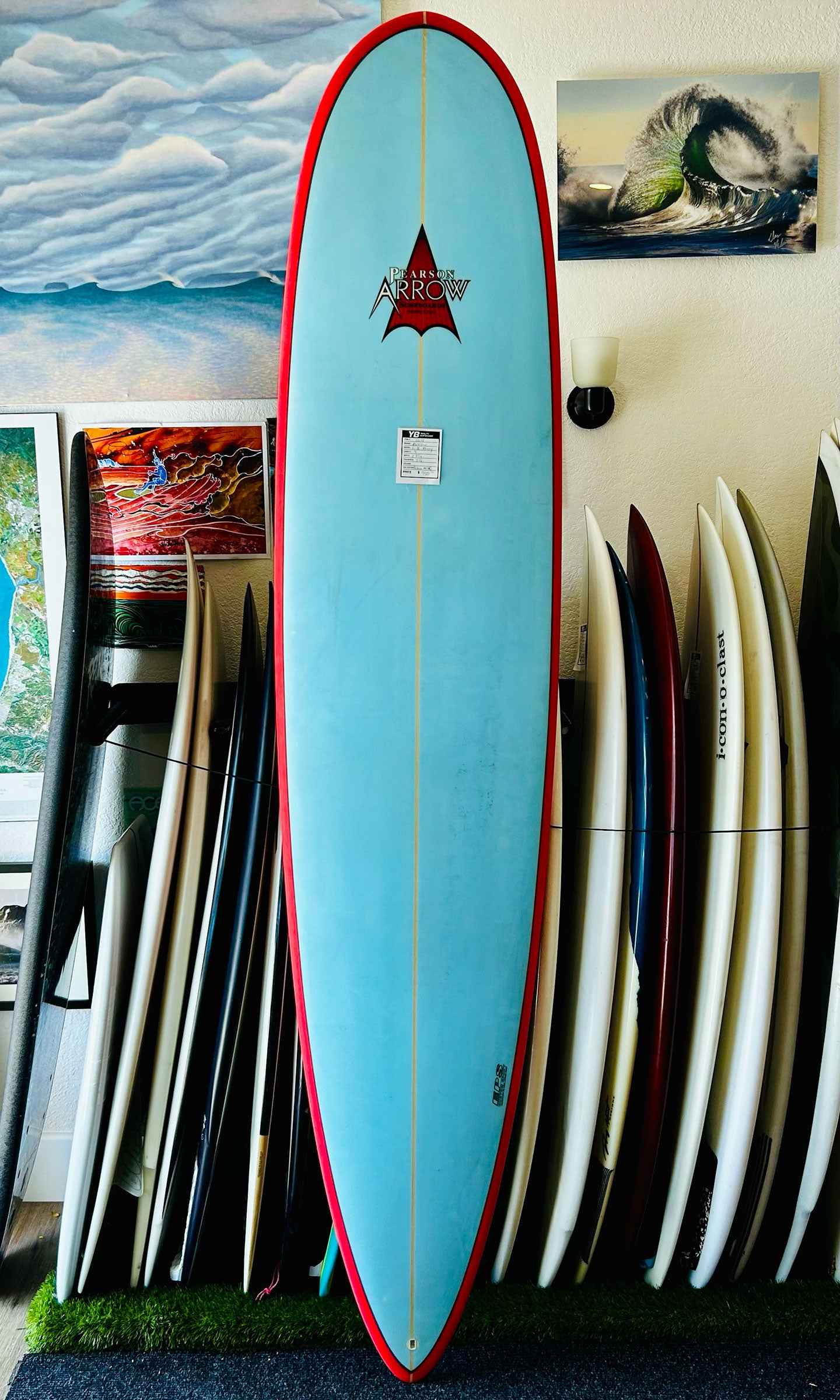 Pearson Arrow 9'0" Epoxy Used Longboard