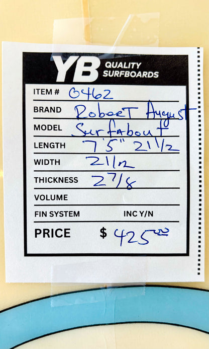 Robert August 7'5" Mini Longboard