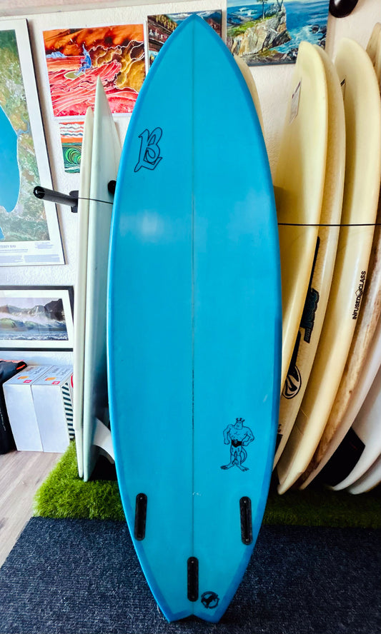 Bobby Ledesma 6'4" Blue Used Surfboard