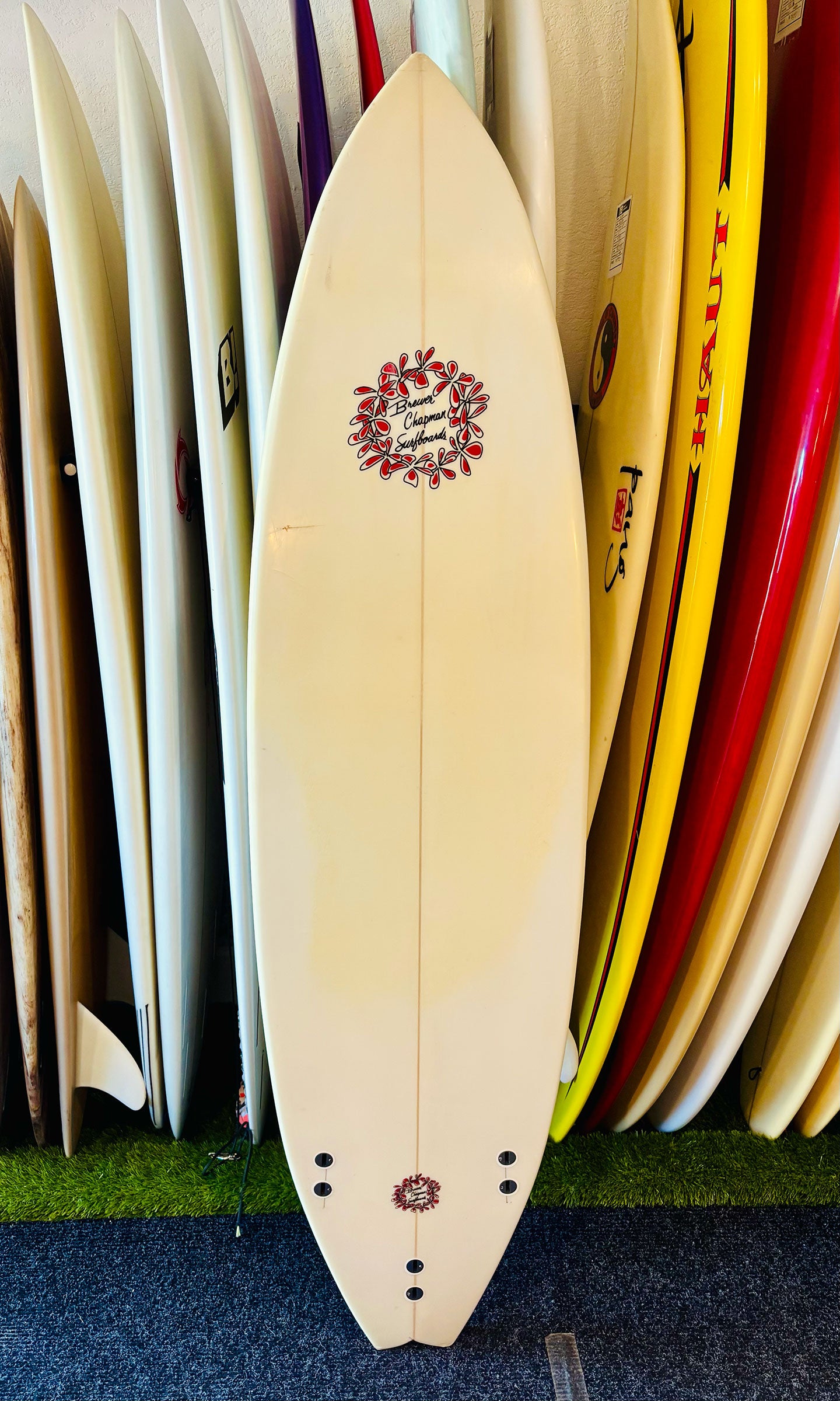 Brewer Chapman 6'2" Hand shape Classic Surfboard