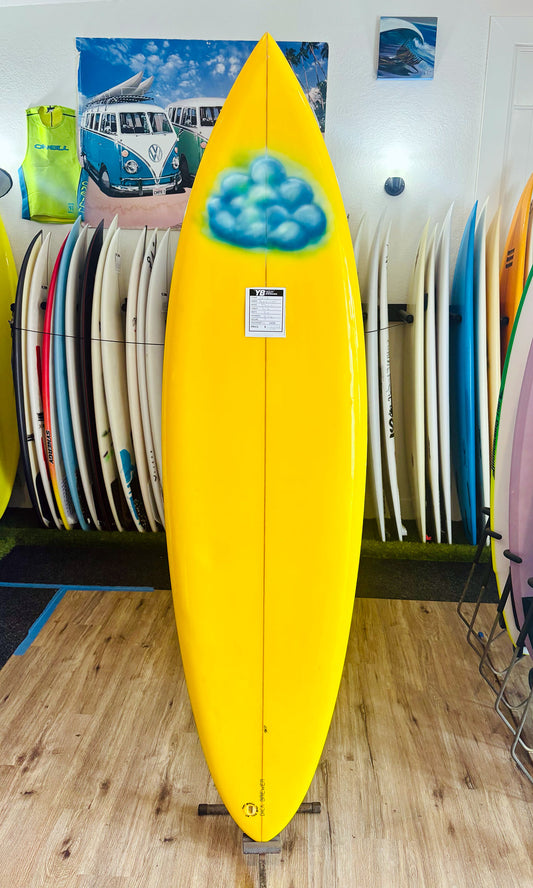Original Dick Brewer 6'6" Taco Model Used Surfboard