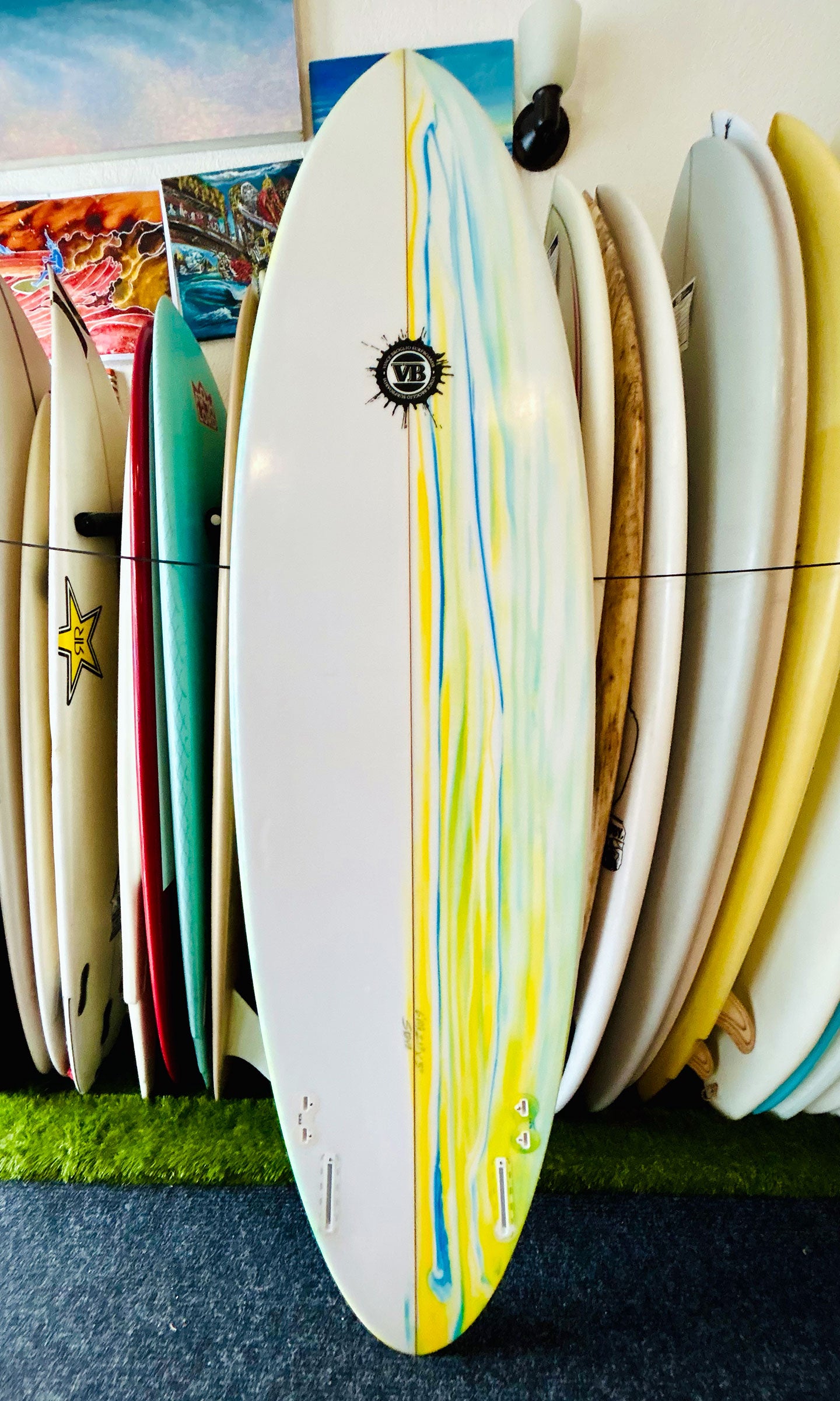 Vince Broglio 6'10" 46L Twinzer Used Surfboard