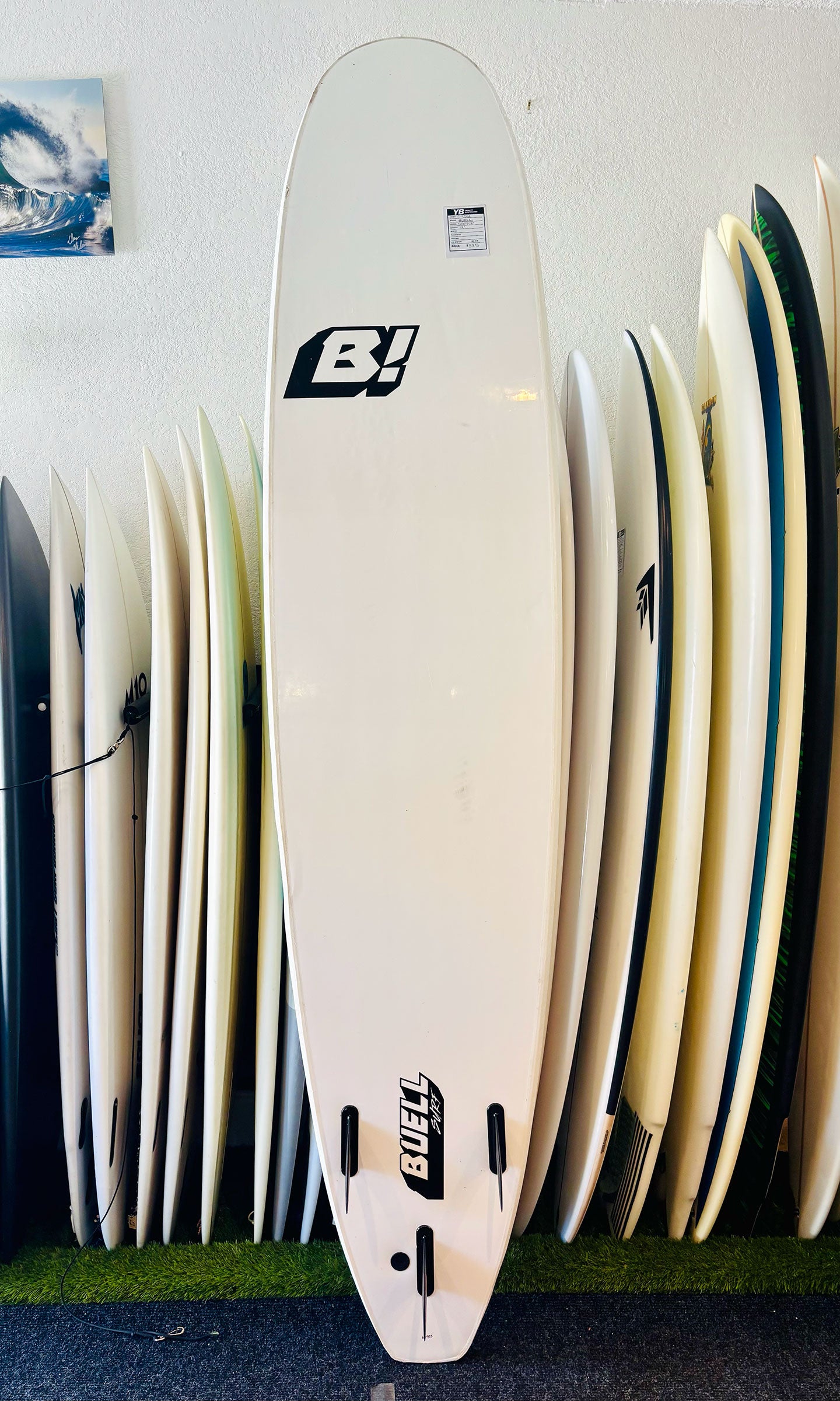 Buell 9'0" Soft Top Used Longboard