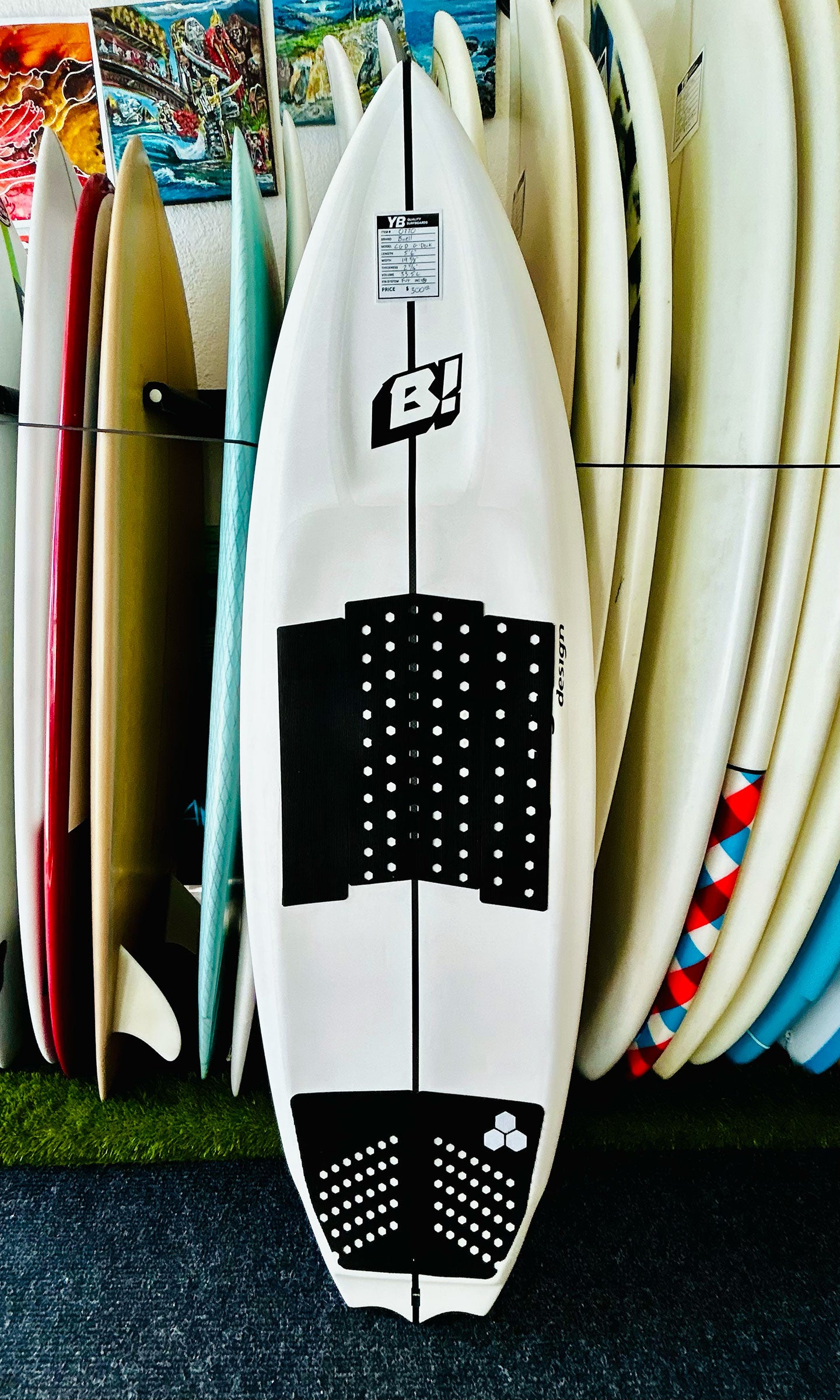 Buell 5'6" CGD G-Deck Used Surfboard