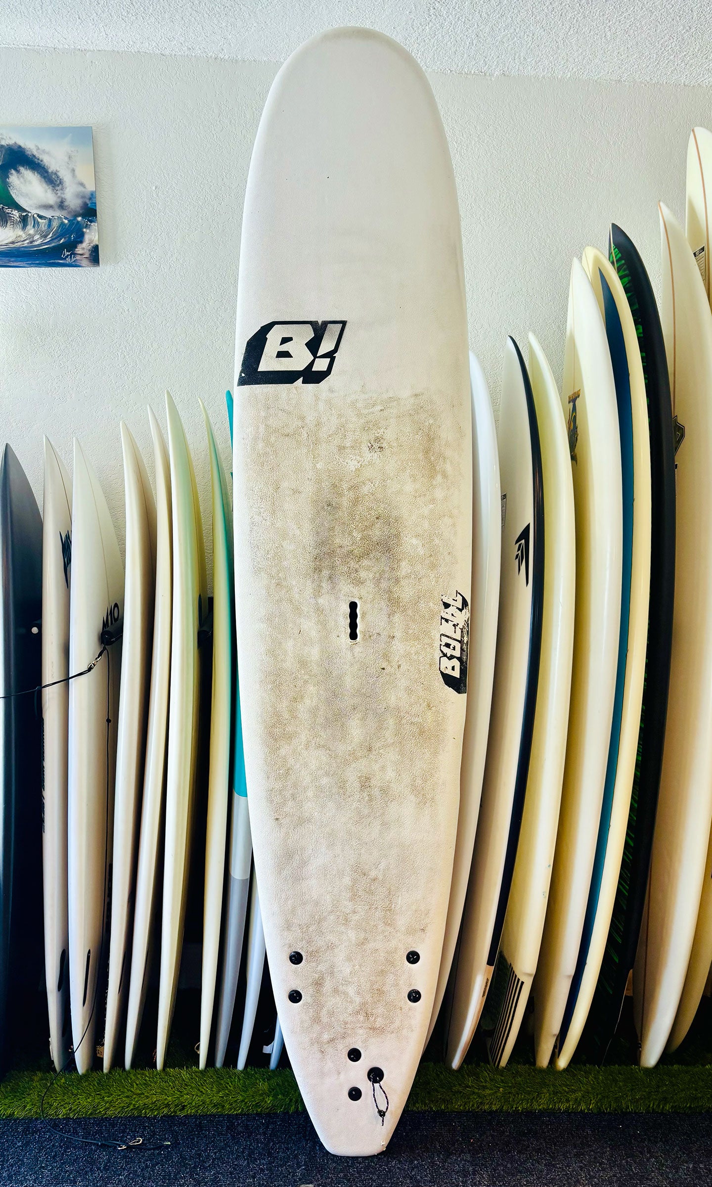 Buell 9'0" Soft Top Used Longboard