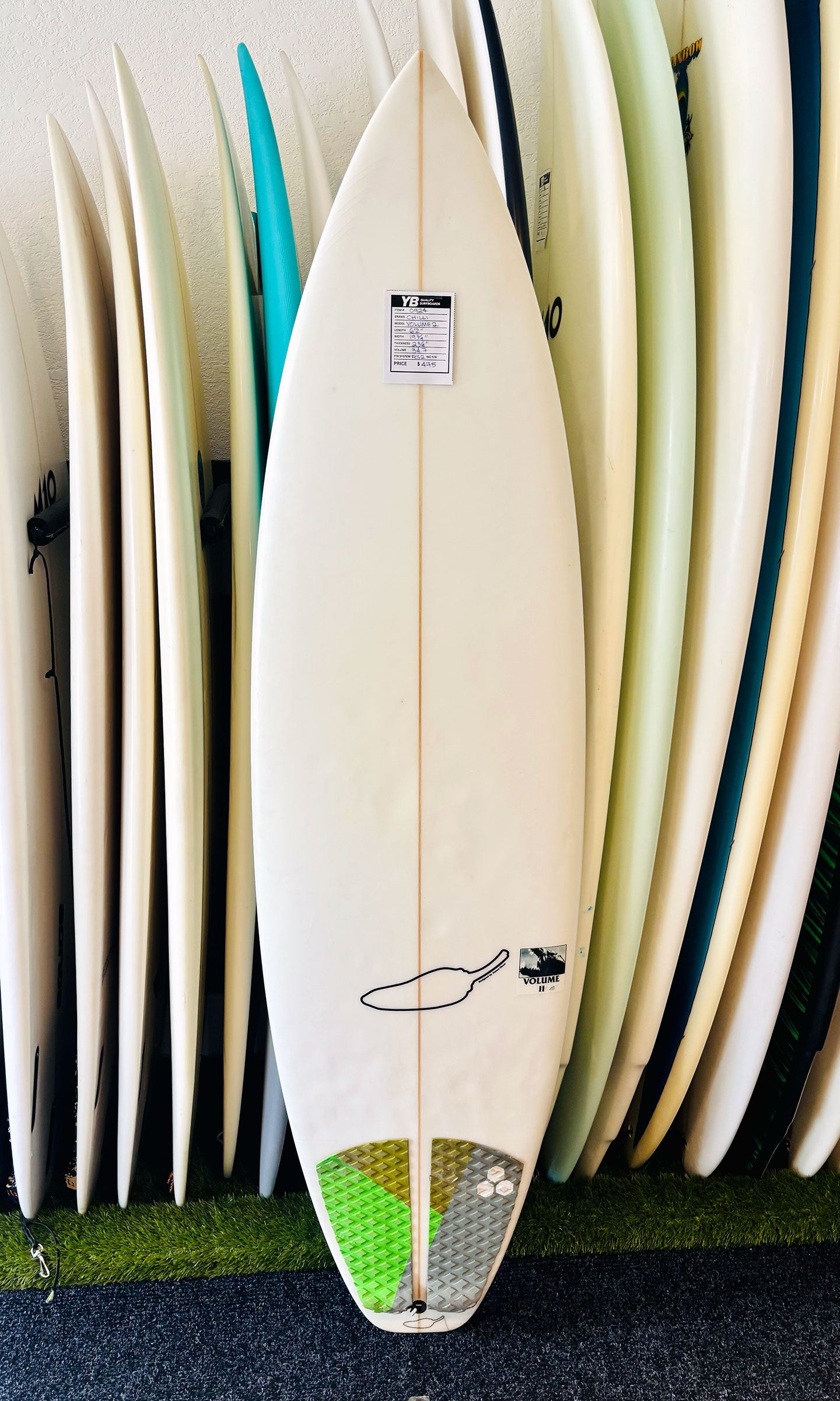 Chilli 6'2" 34.7L Volume 2 Used Surfboard