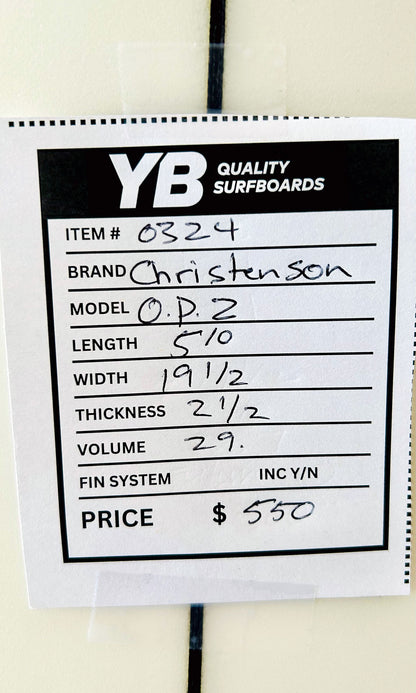 Christenson 5'10" 29L OP2
