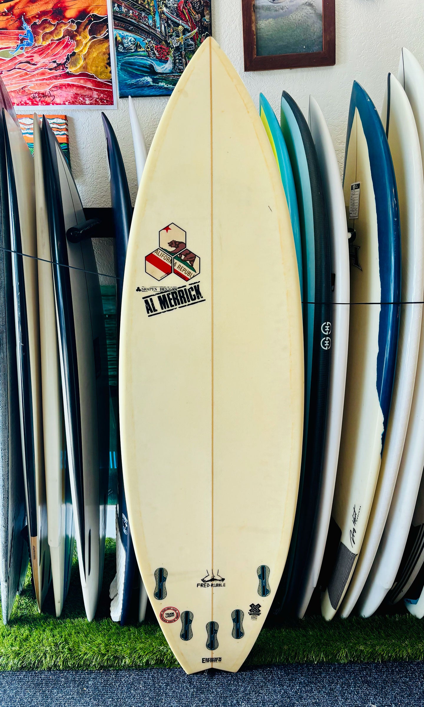 Channel Islands 5'11" 29L Fred Rubble Used Surfboard