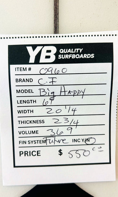 Channel Islands 6'4" 37L ML Big Happy Used Surfboard