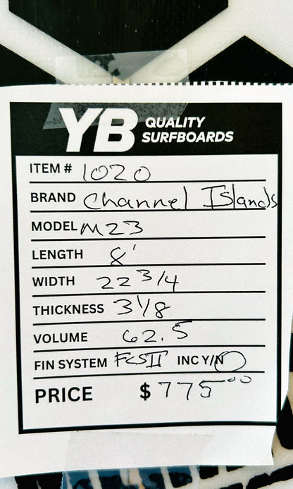 Channel Islands 8'0" 62.5L M23 Used Surfboard