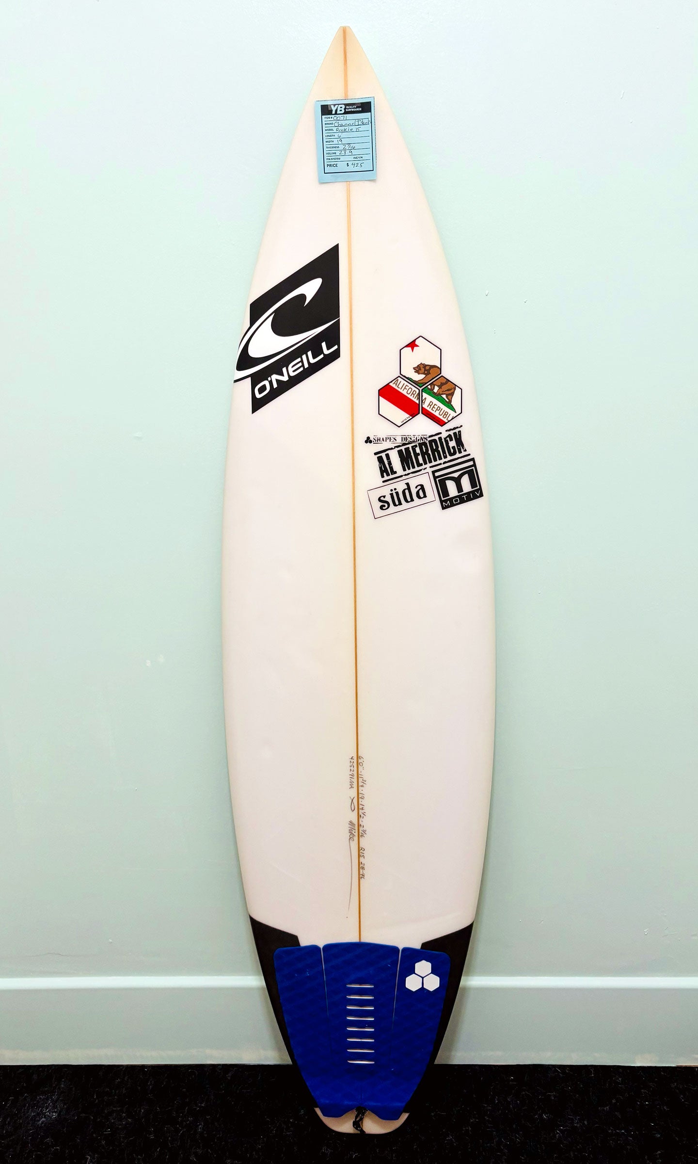 Channel Islands 6'0" 28.9 Rookie 15