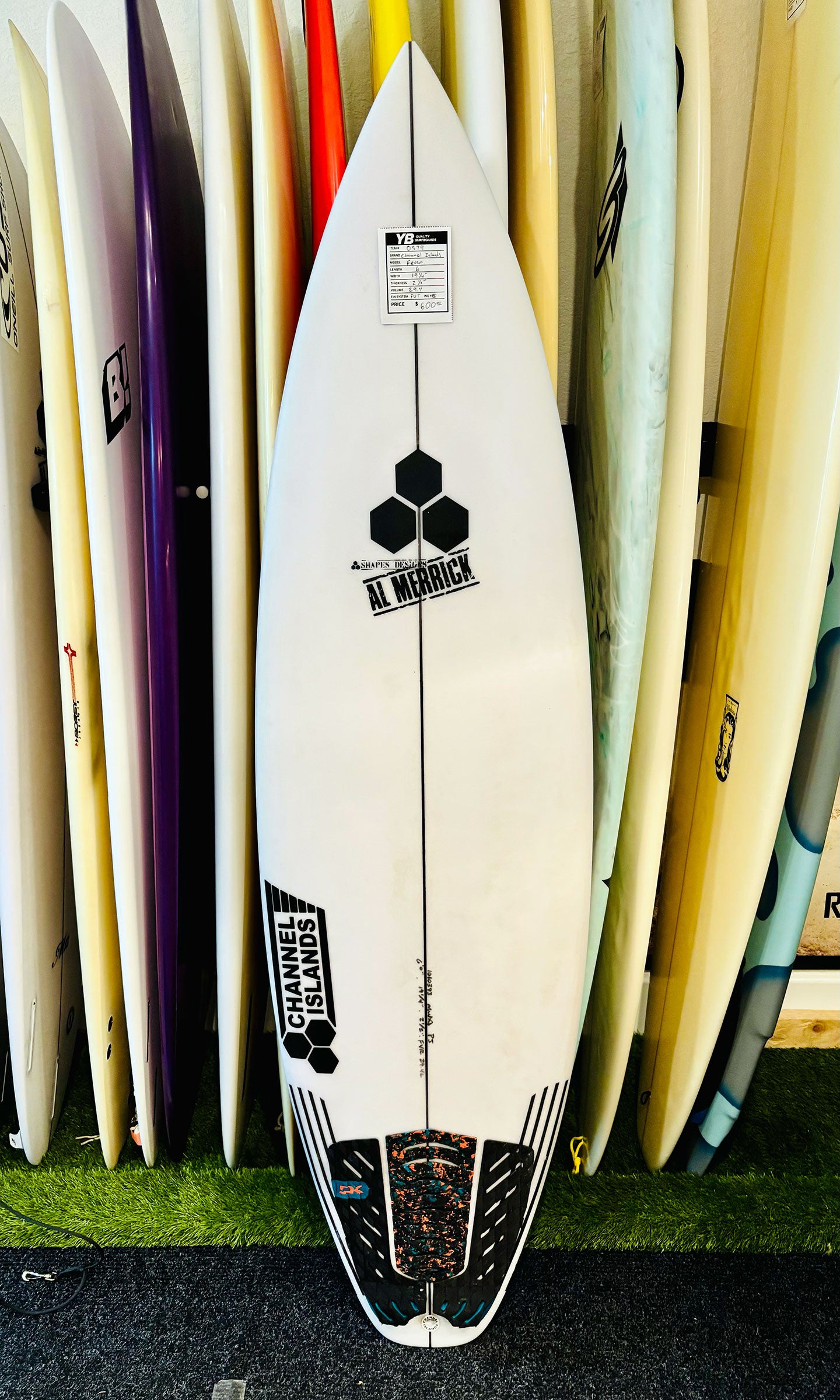 Channel Islands 6'0" 29.4L Fever Surfboard