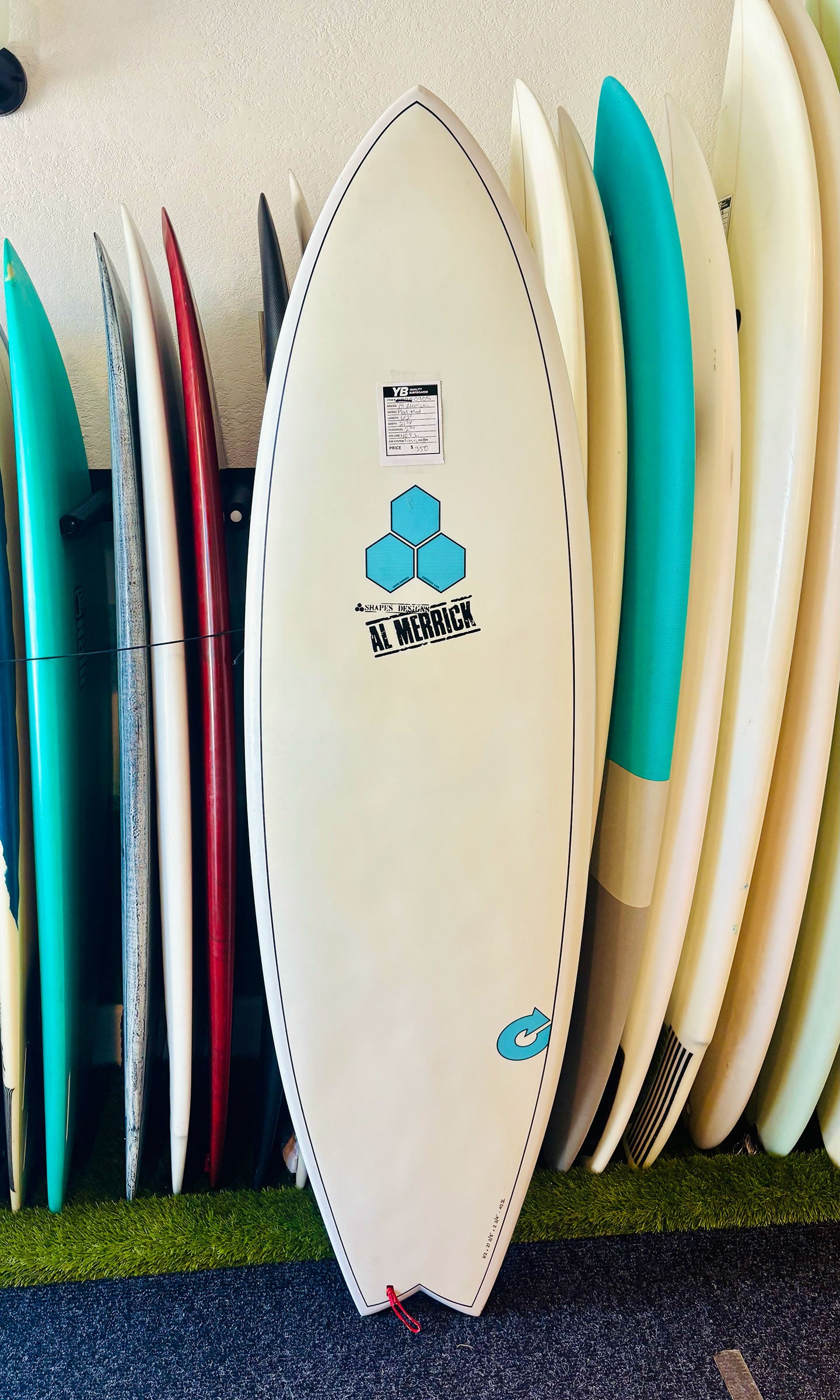 Channel Islands 6'2" 40.5L Pod Mod Used Surfboard