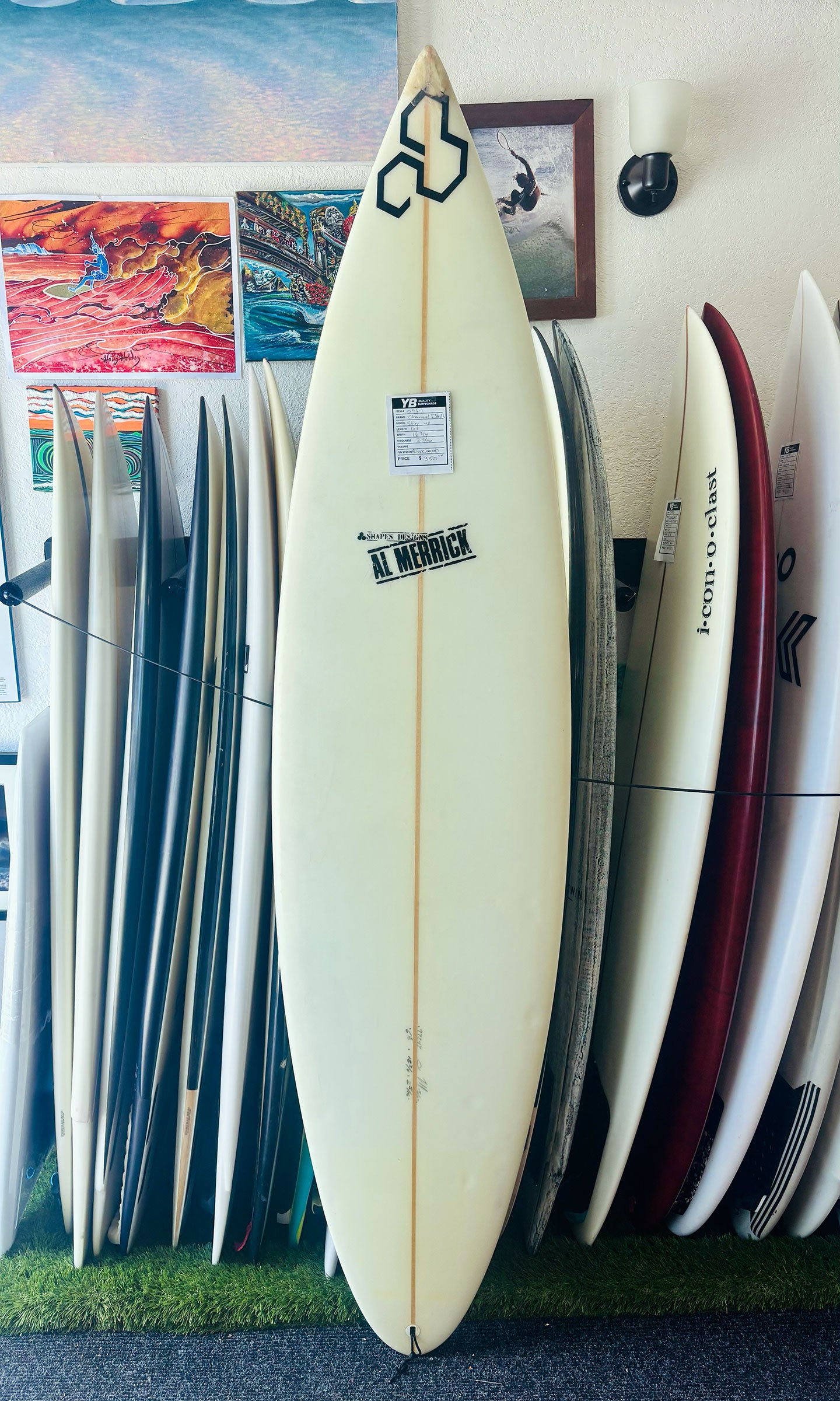 Channel Islands 6'8" M56 Step Up Used Surfboard