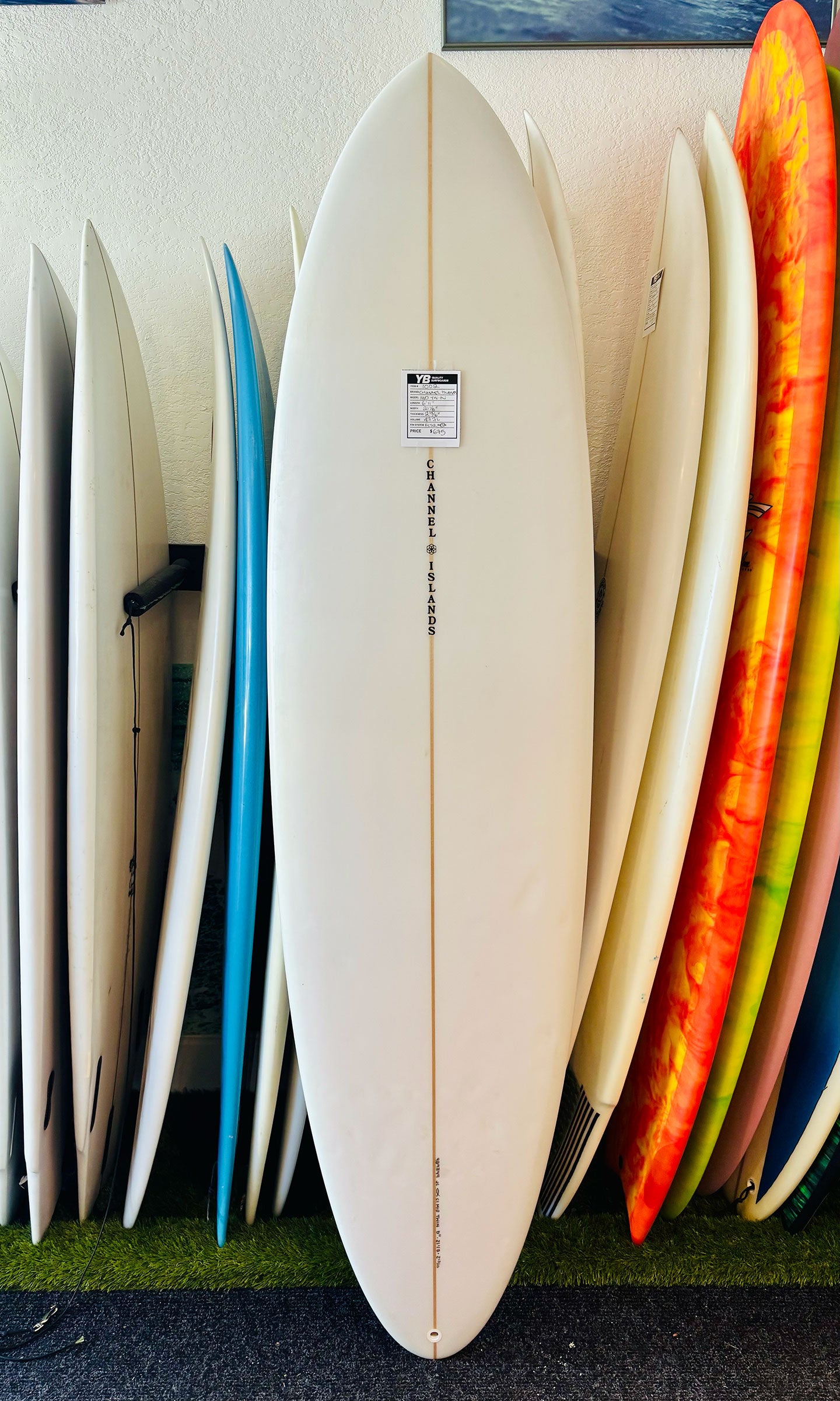 Channel Islands 6'11" 47.7L Mid Twin Used Surfboard