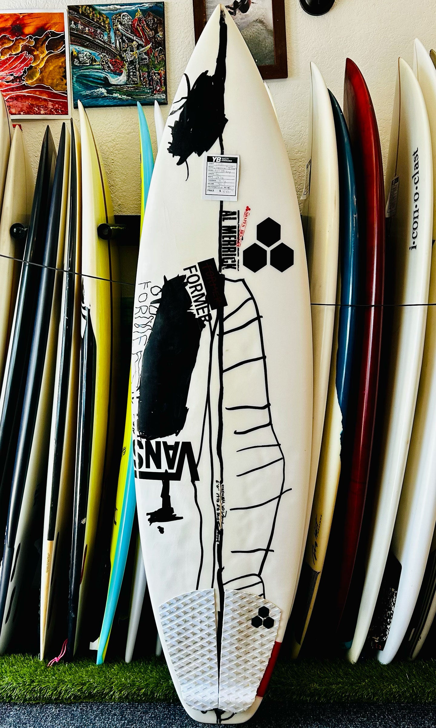Channel Islands 6'0" 30.4L Two Happy Used Surfboard