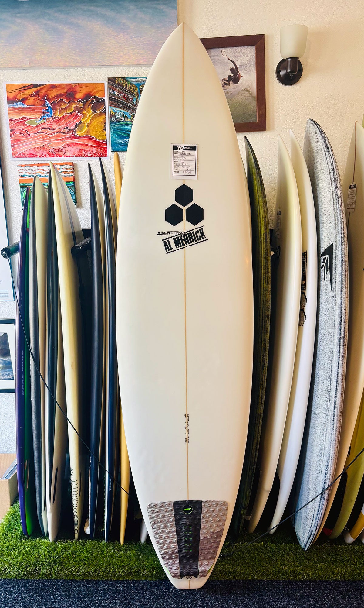 Channel Islands 6'8" 40L M13 Used Surfboard