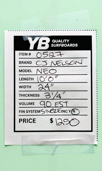 CJ Nelson 10'0" 90L Neo Longboard