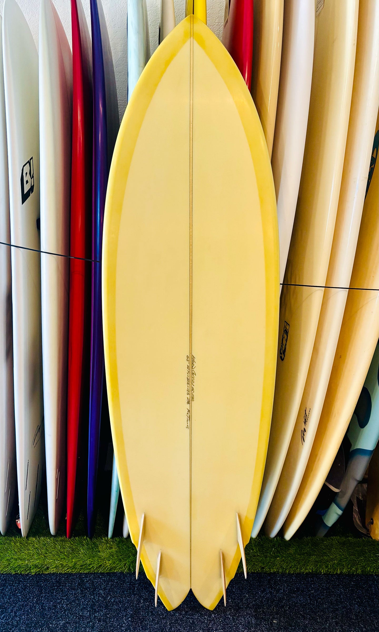 Ward Coffey 6'3" Quad Surfboard