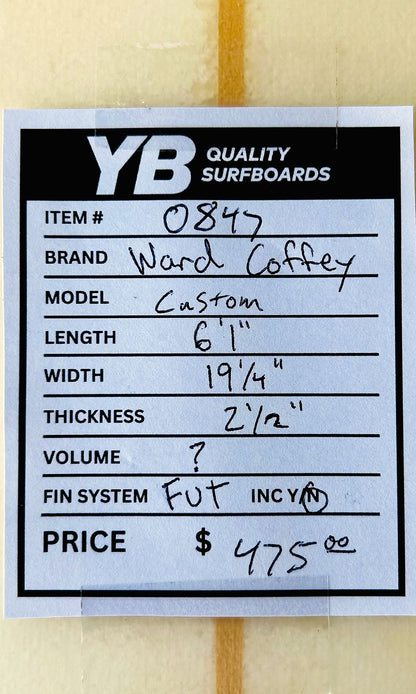 Ward Coffey 6'1" Used Surfboard