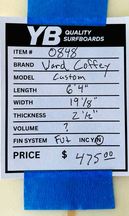Ward Coffey 6'4" Used Surfboard