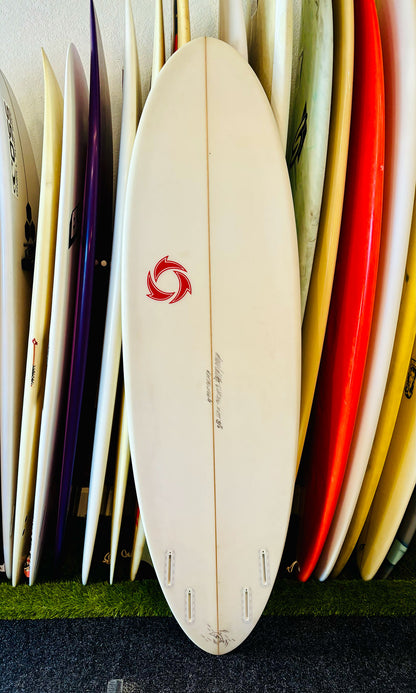 Coletta 6'4" 40.7L Quad Egg Surfboard